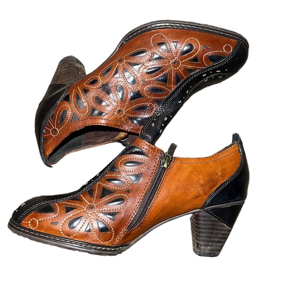 Spring Step‎ L'Artiste Arabella Women’s Leather Ankle Boot Black and Brown. - Picture 3 of 8